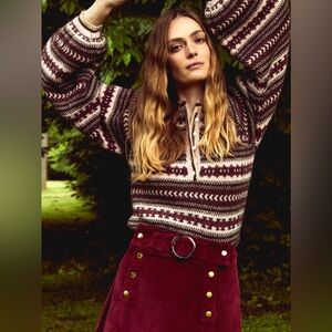 Mille Paulina Pullover in Cafe De Olla, Size M